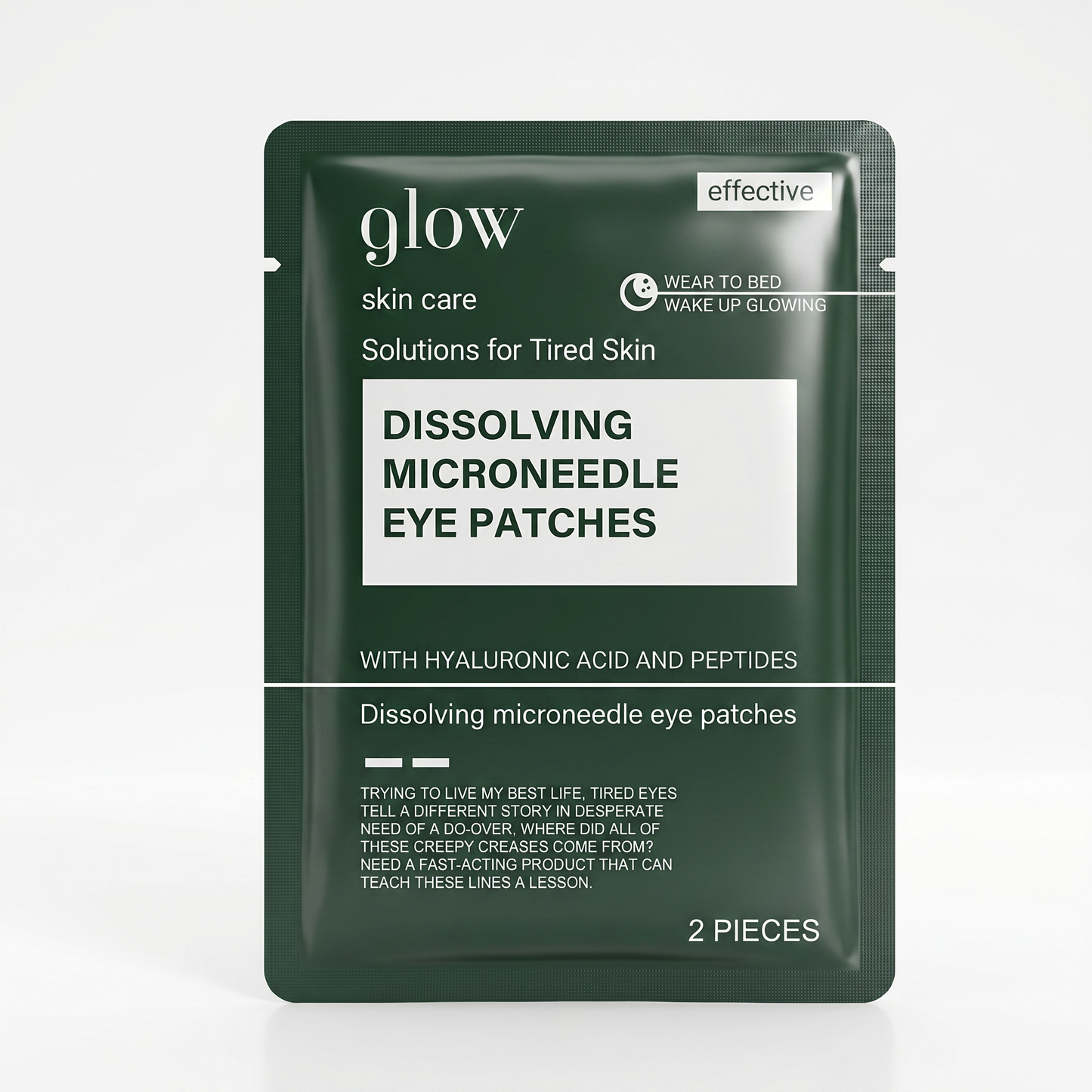 GLOW™ - Microneedle patches (Пачове за очи с микроигли)